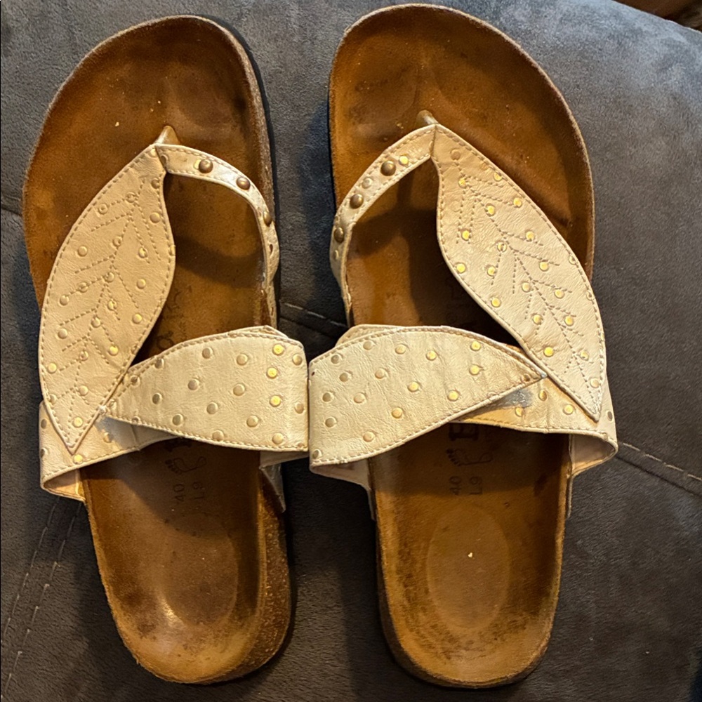 Birkenstock Cream Betula Birkenstock  Woman’s Sandals